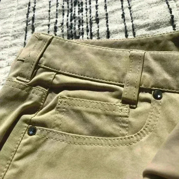 Orwell Women’s Beige Coastal Preppy Travel Hiking Camping Casual Capris Pants - Picture 4 of 4